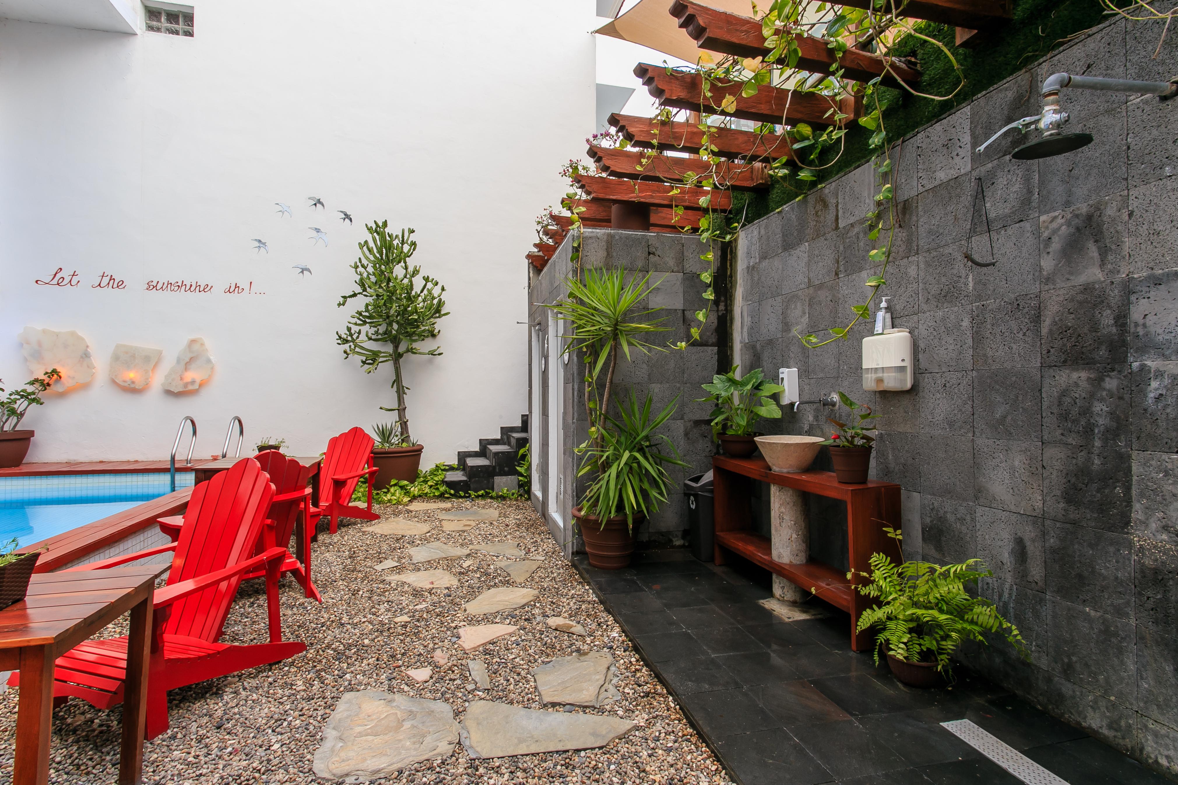 Casa Ticul Hotel Boutique - 5Th Ave (Adults Only) Playa del Carmen Eksteriør billede Outdoor shower