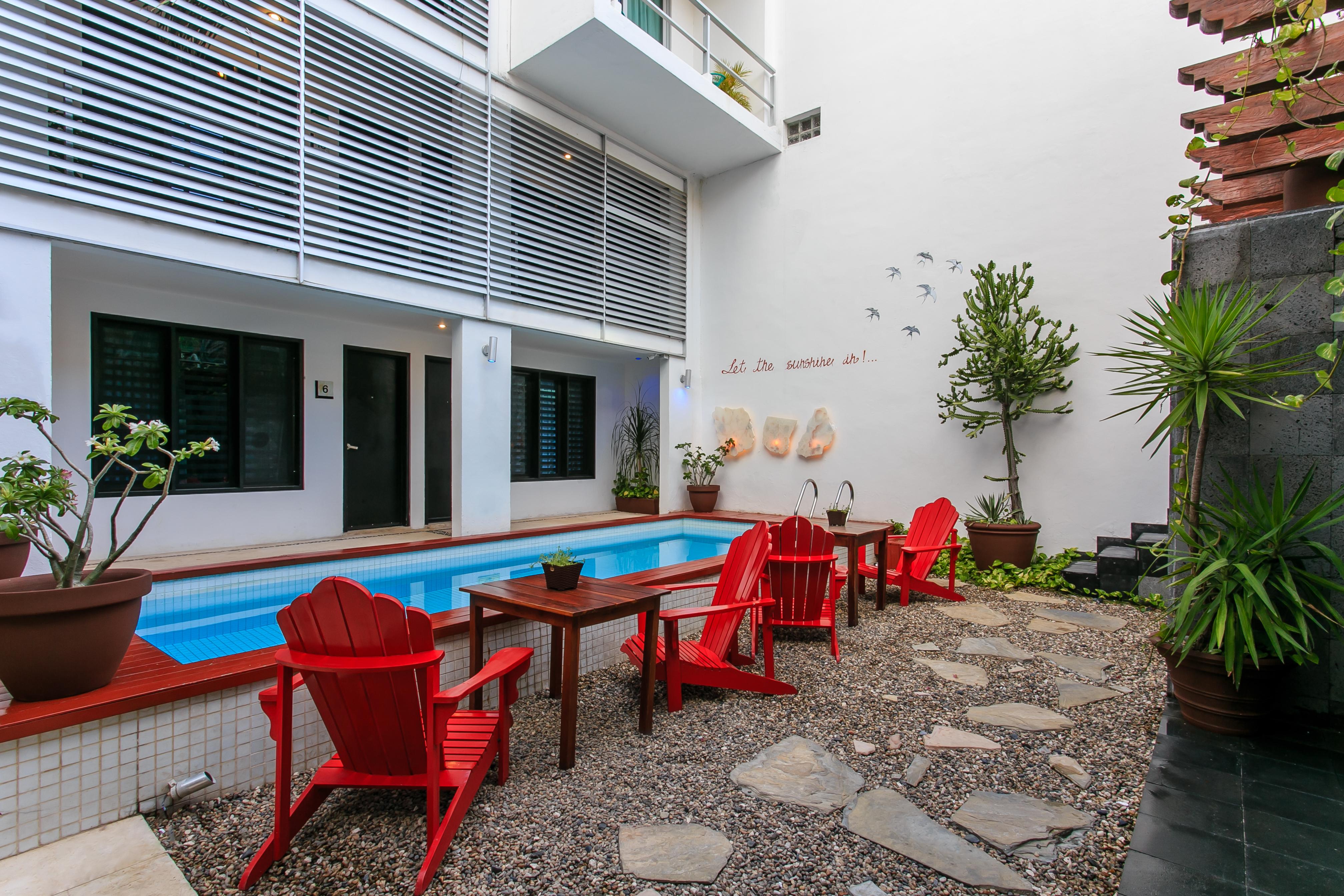 Casa Ticul Hotel Boutique - 5Th Ave (Adults Only) Playa del Carmen Eksteriør billede The pool at the hotel